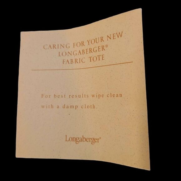 Longaberger Satchel Top Handle Mini Floral Canvas Mini - Picture 11 of 13